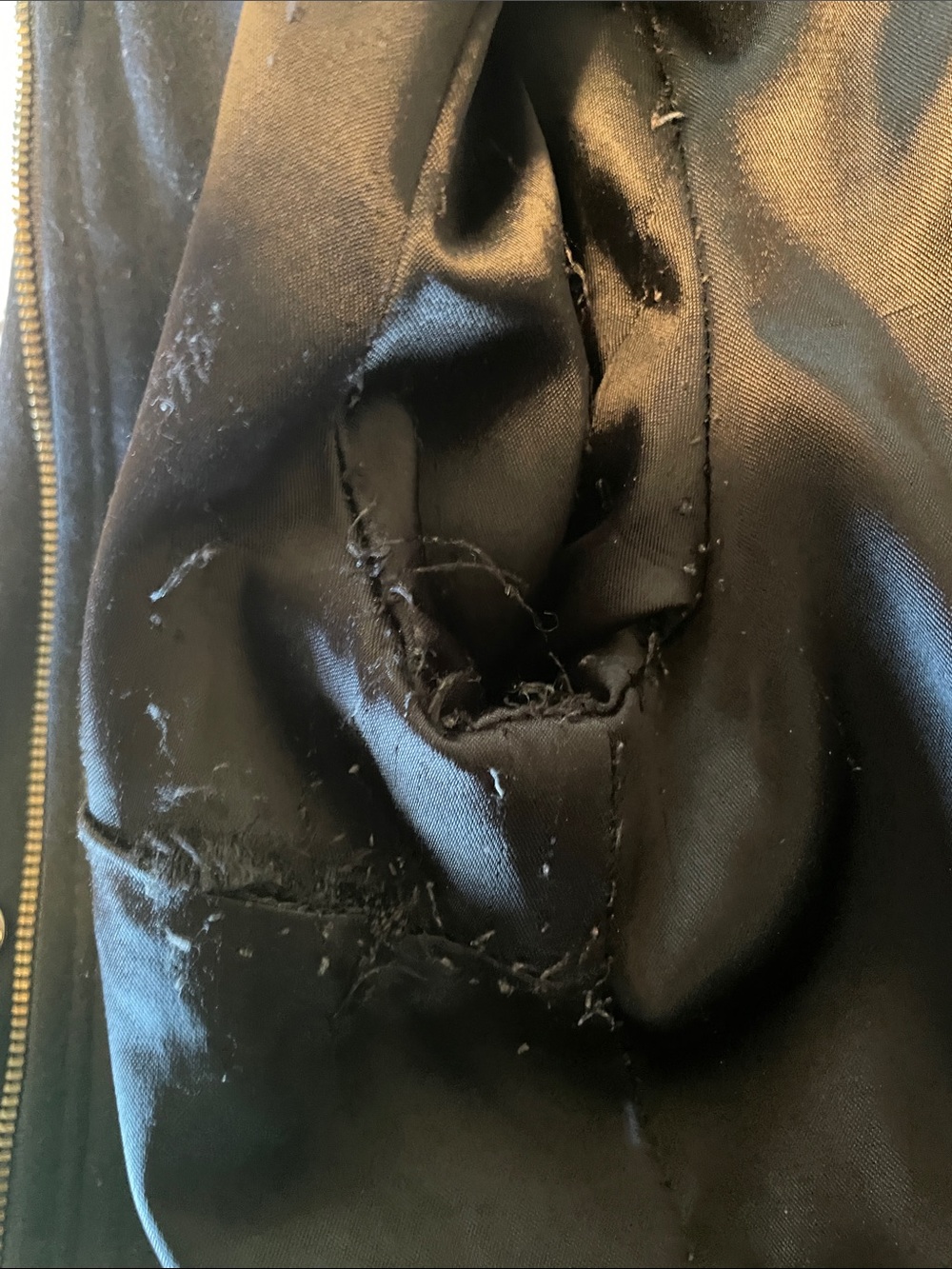 Mackage Montreal Black Hooded Wool Cashmere Leather Trim Coat - Picture 8 of 16
